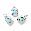 Synthetic Turquoise Pendants KK-N289-02P-1