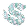 Electroplate Glass Beads Strands EGLA-D300-06-8mm-15-1