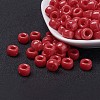 Opaque Acrylic European Beads LS-X-PL338-5-1