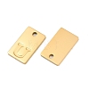 304 Stainless Steel Pendants SA-CBA1839-21G-U-2