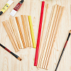 BENECREAT 8 Styles Wood Craft Sticks WOOD-BC0001-12-4