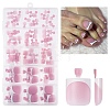 150Pcs Acrylic Toe Nail Tips MRMJ-P019-02C-1