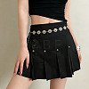 Boho Vintage Alloy Embossed Disc Link Waist Chains for Women WGCA4B9-02-2