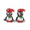 Christmas Handmade Lampwork Beads LAMP-D004-01-2