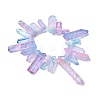 Two Tone Natural Quartz Crystal Beads Strands G-Z131-K01-01-3