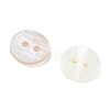 2-Hole Shell Flat Round Buttons X-BUTT-P012-11-3
