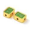 Alloy Enamel Beads ENAM-B001-02B-2