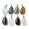 Natural & Synthetic Mixed Gemstone Pendants G-G147-02P-1