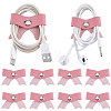 12Pcs PU Leather Cable Keepers AJEW-CL0005-20-1