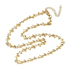 304 Stainless Steel Dolphin Link Chain Necklaces for Women NJEW-G201-02G-4