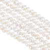 GOMAKERER 2 Strands Grade AA Natural Cultured Freshwater Pearl Beads Strands PEAR-GO0001-11-1