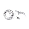 Non-Tarnish 304 Stainless Steel Stud Earring Finding LS-EJEW-I285-21P-2