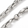 304 Stainless Steel Link Chain Bracelets BJEW-H618-10P-2