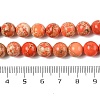 Dyed Natural Regalite/Imperial Jasper/Sea Sediment Jasper Beads Strands G-B124-C01-18-3