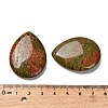 Natural Unakite Pendants G-Z088-02E-3