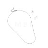 1Pc 304 Stainless Steel Cable Chain Necklaces NJEW-TA0001-24V-2