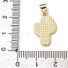 Brass Enamel Pendants FIND-I054-01B-G-3