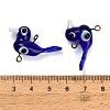 Handmade Lampwork Connector Charms LA-CBA1426-03B-02-3
