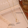 304 Stainless Steel Enamel Pendant Necklaces WG17FE6-04-1