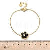 304 Stainless Steel Cable Chain Charm Bracelets for Women BJEW-U024-04G-03-5