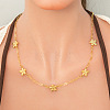316L Surgical Stainless Steel Link Chain Necklaces for Women FS-WGE9B28-10-1
