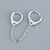 Simple 925 Sterling Silver Hoop Earrings WD4639-2-2