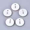 Natural Freshwater Shell Pendants X-SHEL-Q018-01A-I-P-1