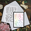 Custom PVC Plastic Clear Stamps DIY-WH0618-0187-3