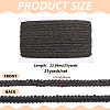 Polyester Braided Lace Trim OCOR-WH0110-14C-2