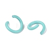 Spray Painted Iron Open Jump Rings IFIN-T017-04B-09-3