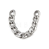 Tarnish Resistant Men's Jewelry Making 304 Stainless Steel Cuban Link Chains CHS-A003M-1.8NK-1