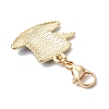8Pcs 8 Styles Carnival/Mardi Gras Theme Alloy Enamel & Glitter Powder Pendants Decoration HJEW-JM02997-5