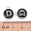 Platinum Plated Alloy Charms LS-ENAM-S118-02D-P-3