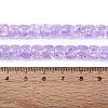 Crackle Transparent Glass Beads Strands GLAA-N069-03A-07-4