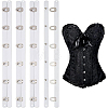 4 Pairs Iron Corset Busk FIND-BC0003-15B-8