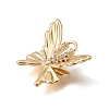 Brass Micro Pave Clear Cubic Zirconia Pendants KK-N290-23G-2