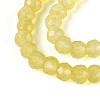 Imitation Jade Glass Beads Strands GLAA-T028-3mm-11J-4
