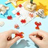 8Pcs 4 Styles Handmade Lampwork Beads Sets LAMP-CJ0003-13-4