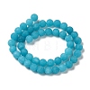 Natural Dyed White Jade Beads Strands G-M402-B01-02-4