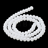 Imitation Jade Solid Color Glass Beads Strands EGLA-A034-J3mm-MD05-4