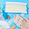 10 Yards Polyester Elastic Lace Trim OCOR-WH0086-04B-3