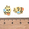 304 Stainless Steel Enamel Pendants SA-CBA0F3B-36G-03-3