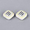 Printed Opaque Resin Beads RESI-N043-10C-2