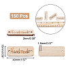 150Pcs Unfinished Wood Connector Charms FIND-HY0001-19-2