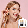 12Pcs 3 Colors 316 Stainless Steel Hoop Earrings EJEW-UN0003-23A-5