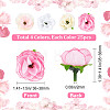 100Pcs 4 Colors Cloth Imitation Rose AJEW-CP0001-84-2