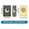 5Pcs 5 Style Fashion Tarot Card Enamel Pins JEWB-SC0001-20-2