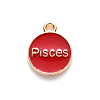 Alloy Enamel Pendants ENAM-S124-01A-07H-3