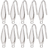 80Pcs 316 Surgical Stainless Steel Earring Hooks STAS-SC0005-65-1