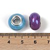 Opaque Resin European Beads RESI-C059-01B-3